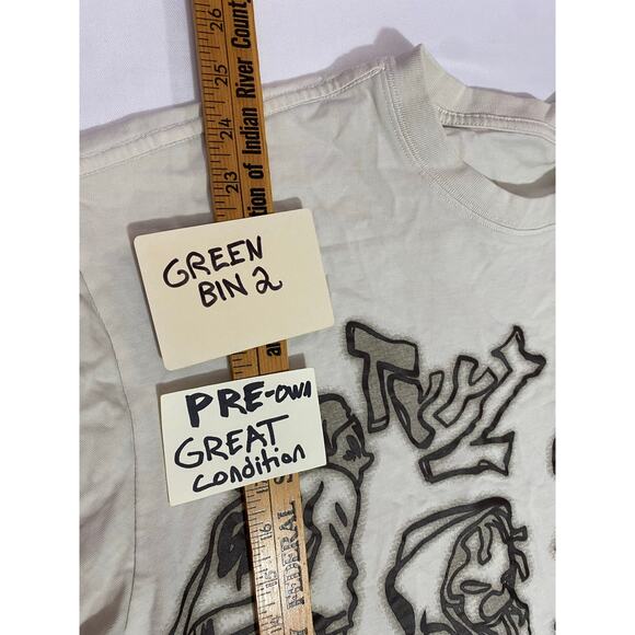 Y2K 90s Vintage Graphic T-Shirt Size Large Oversize Summer Unisex Hipster 22x25 - Picture 3 of 10